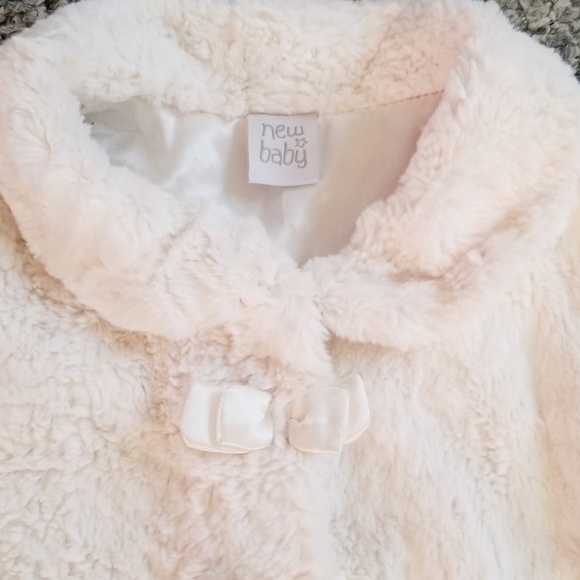 Baby faux fur coat fully lined - Picture 3 of 7